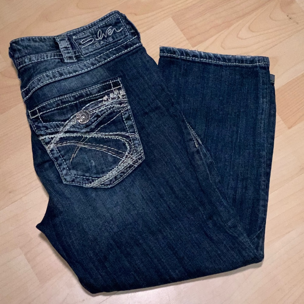 Silver Jeans Suki Surplus Capri Size 30